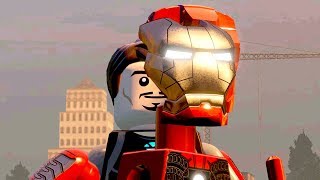 Lego Marvels Avengers all LEGO Iron Man Transformations  Hulkbuster [upl. by Ailedamla]