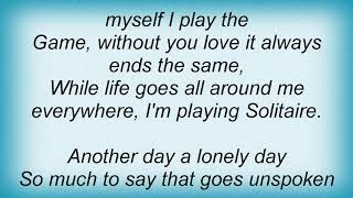 Andy Williams  Solitaire Lyrics [upl. by Ataeb]