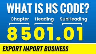 What is HS Code in Export Import Business  Harmonization System Code क्या है  HS CODE ONLINE [upl. by Puna457]