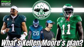 What’s Kellen Moore’s PLAN for the EAGLES offense  Flippin’ the Birds [upl. by Prussian]