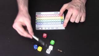 Qwixx  A Dice Cup How to play video by Steve Raine [upl. by Hotze]