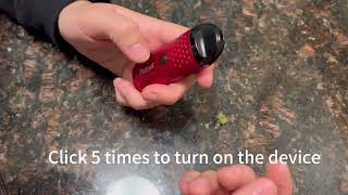 How to use Anlerr Palmer portable dry herb vaporizer for real flower [upl. by Rochelle589]