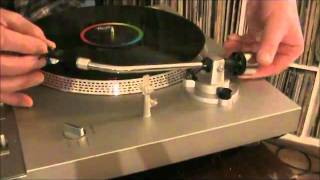 How to adjust your turntables tone arm [upl. by Ahsinac]