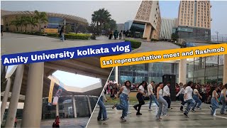 Amity university Kolkata  Representative meeting vlog trending college [upl. by Sirrad]