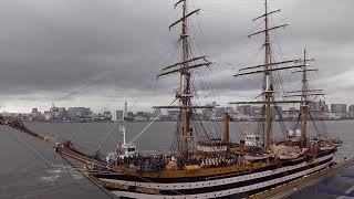 Amerigo Vespucci 出港。 [upl. by Gerrie414]