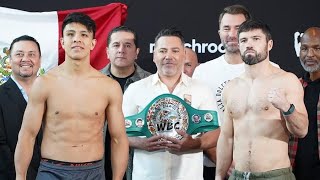 Ceremonia de Pesaje Jaime Munguía vs John Ryder  munguiaryder ⚖️🥊 [upl. by Clere135]