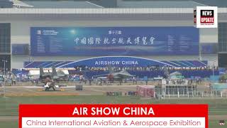 Airshow China  Aerobatics Flying Display PLAAF Red Falcon Demo Twin Tailed Scorpion  Newsupdate [upl. by Huebner581]