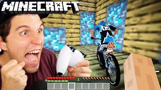 Minecraft durchspielen im FAHRRAD SIMULATOR [upl. by Yerffej76]