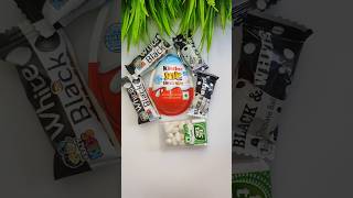 Black white chocolate or kinder joy box amptic tacshorts youtubeshorts viralshorts video [upl. by Darrej]