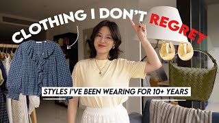 CLOTHES I NEVER REGRET BUYING even after 10 years [upl. by Lello]