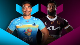 NRL 2024  Titans v Broncos Round 22  Match Preview [upl. by Halpern115]