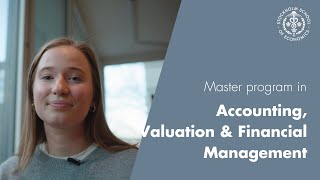 Master program in Accounting Valuation amp Financial Management [upl. by Lletnwahs620]