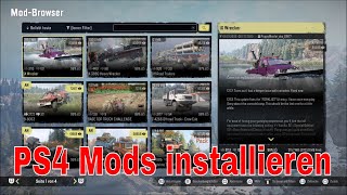 PS4 Snowrunner Mods Installieren [upl. by Mckay]