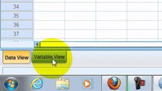 SPSS 19 教學 P1 開啟檔案小幫手變數設定輸入資料 [upl. by Barrada700]