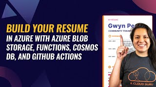 ACG Projects Build Your Resume on Azure with Blob Storage Functions CosmosDB and GitHub Actions [upl. by Joyann489]