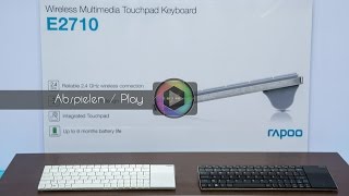 Rapoo E2710 Tastatur im IFA HandsOn [upl. by Nnaarual]