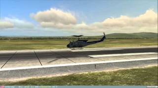 DCS UH1H HUEY vols de contrôle des modifications du Saitek X52 et des nouvelles courbes [upl. by Nailimixam334]