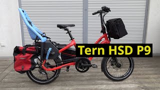 Tern HSD P9  das kompakte Lastenrad für den Alltag [upl. by Yahiya]