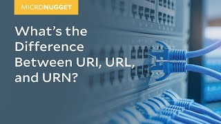 MicroNugget Whats the Difference Between URI URL and URN [upl. by Neeruan314]