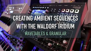 Ambient Sequences with Waldorf Iridium Wavetable amp Granular [upl. by Ias]