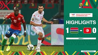 Gambia 🆚 Tunisia Highlights  TotalEnergiesAFCON2021  Group F [upl. by Azirb934]