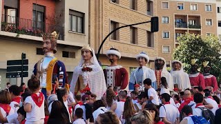 Gigantes de Pamplona  9 de julio San Fermín 2022 [upl. by Wawro]