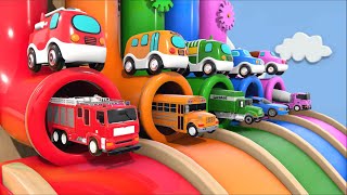 Bingo Song Baby songs Learn vehicle names and color change slide play  Nursery Rhymes amp Kids Songs [upl. by Nnaid]