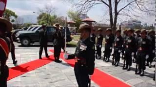 ODC Training Video  Nepal Army Guard of Honor Demonstration [upl. by Aihsoek]