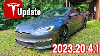 Tesla Update 20232041  The Latest Build [upl. by Trueblood]