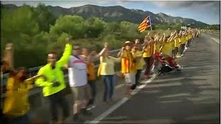 TV3  Especial Via Catalana  Les millors imatges de la Via Catalana [upl. by Sset]