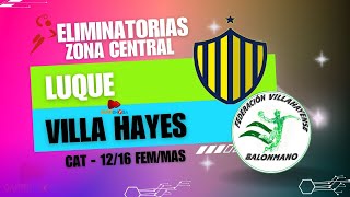 Luque vs Villa Hayes  Handball U16 Eliminatorias Zona Central [upl. by Enneles]