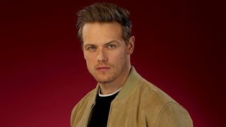 Outlanders Sam Heughan dishes about his snacksstealing costar [upl. by Ayotahc895]