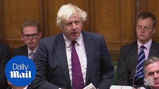 Boris Johnson SLAMS Jeremy Corbyns response to Salisbury poisoning [upl. by Llerehc]