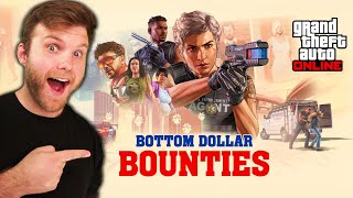 NEW GTA5 DLC Botttom Dollar Bounties  Lets Review [upl. by Marva781]