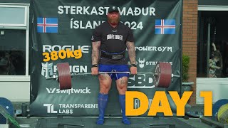 Icelands Strongest Man Day 1 [upl. by Gnolb492]