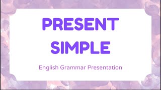 Simple Present Tense l tenses english English grammer navodaya [upl. by Airam]