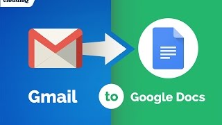 Free Save Gmail to Google Docs [upl. by Elolcin]