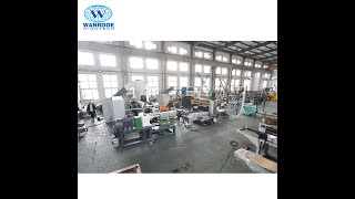 Plastic Film Woven Bag Double Stage Water Ring Pelletizer Machine Plastic Granulator Line [upl. by Rosita795]