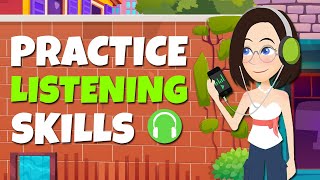 Improve your Listening Skills with Exercises  Basic Practice English Conversation [upl. by Kramlich]