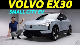 The new electric Volvo EX30 is the smallest but quickest Volvo SUV [upl. by Remle]