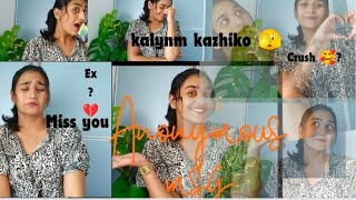 Anonymous message REACTION trend vlogger malayalam reaction reactionvideo vlogging vlogs [upl. by Sauder]