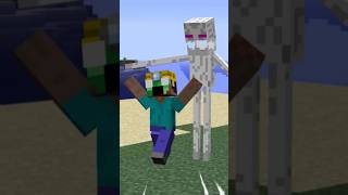 QUE PASARÍA SI EL ENDERMAN FUERA BLANCO minecraft shorts [upl. by Juliano]