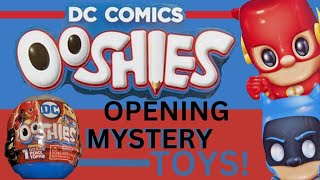 Opening DC Comics Ooshies Mystery Toys [upl. by Montana]