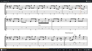 Caravan  Aristocracy Bass Tab [upl. by Accebar331]