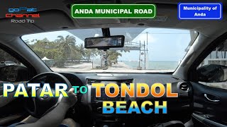 Patar Road to Tondol White Sand Beach  4K  POV Drive [upl. by Nylrehc]