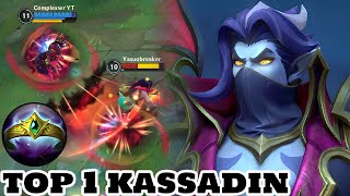 Wild Rift Kassadin  Top 1 Kassadin Count skin Gameplay Rank Season 11 [upl. by Elsinore]