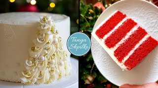 Шикарный Праздничный Торт «Красный Бархат»  Подробный Рецепт  Red Velvet Cake [upl. by Korey]