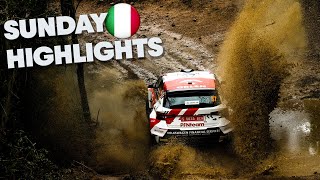 Wet and wild Rally Sardinia  Sunday Highlights [upl. by Annmarie]