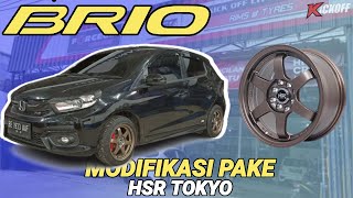 Modifikasi Honda Brio RS Pakai Velg HSR Wheel Ring 15 Bikin Kece Mobil Kesayangan Kick Off Ciputat [upl. by Artemahs]