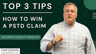 How to Win a PTSD Disability Claim with the VA  Top 3 Tips [upl. by Werdnael]